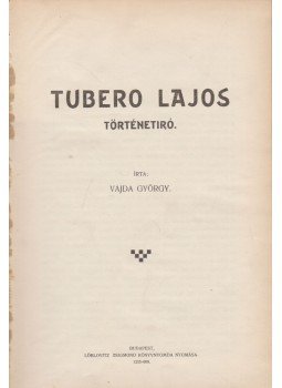 Vajda György - Tubero Lajos Vajda György - Tubero Lajos, Budapest 0 antikvár könyv