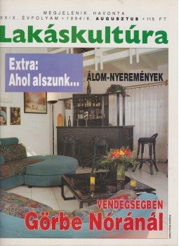 Balog János - Lakáskultúra 1994/8. augusztus, Budapest 1994 antikvár könyv