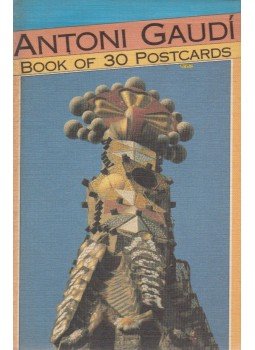  - Antoni Gaudí - Book of 30 Postcards,  1990 antikvár könyv