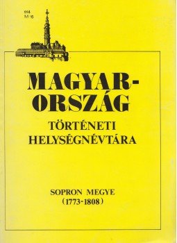 Borsodi Csaba - Magyarország történeti helységnévtára, Budapest 1990 antikvár könyv