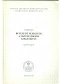 Gonda János - Bevezető fejezetek a matematikába kiegészítés