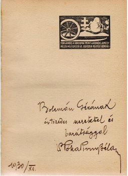 Póka-Pivny Béla dr. - Csonkafranciaország két integritási harca és Szent Jeanne D'Arc (Dedikált), Budapest 1930 antikvár könyv
