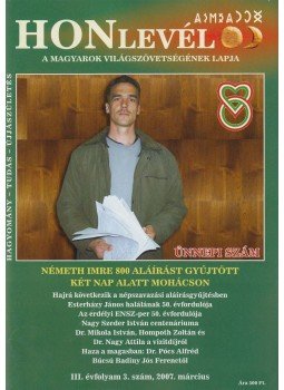 Pápai Szabó György - Honlevél 2007. március Pápai Szabó György - Honlevél 2007. március, Budapest 2007 antikvár könyv