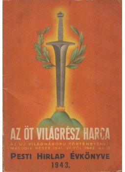  - Pesti hirlap évkönyve 1943, Budapest 1943 antikvár könyv