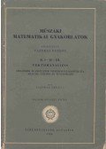 Fazekas Ferenc - Műszaki matematikai gyakorlatok B. I-II-III.