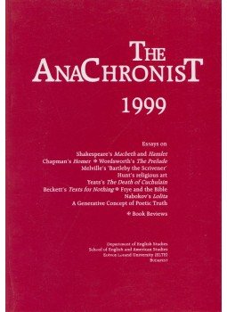 Péter Ágnes - The Anachronist 1999 (dedikált), Budapest 1999 antikvár könyv