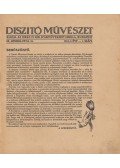 Czakó Elemér - Diszitő művészet 1914. 1. évf. 1. szám