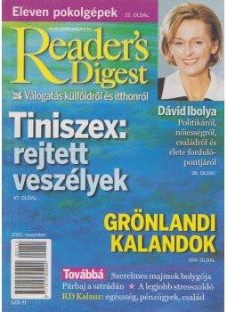 Zsámboki Péter - Reader's Digest Válogatás 2001. november Zsámboki Péter - Reader's Digest Válogatás 2001. november, Budapest 2001 antikvár könyv