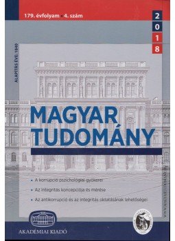 Falus András - Magyar Tudomány 179. évfolyam 4. szám Falus András - Magyar Tudomány 179. évfolyam 4. szám, Budapest 2018 antikvár könyv