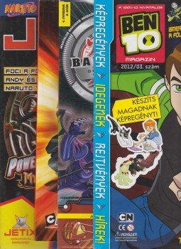 - 8 db vegyes ifjúsági foglalkoztató magazin,  0 antikvár könyv