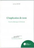 Jérome David - L'implication de texte