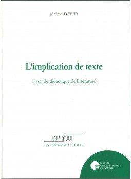 Jérome David - L'implication de texte Jérome David - L'implication de texte, 2010 antikvár könyv