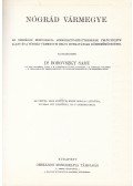 Dr. Borovszky Samu (szerk.) - Nógrád vármegye