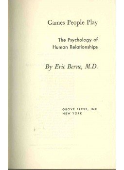 BERNE, ERIC m. d. - Games People Play: The Psychology of Human Relationships,  1966 antikvár könyv