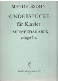Kováts Gábor - Mendelssohn: Kinderstücke für Klavier