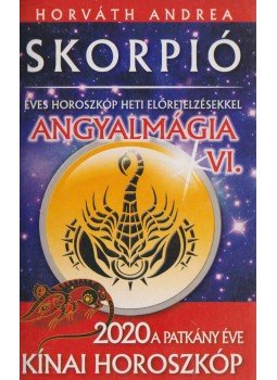Horváth Andrea - Horoszkóp a 2020-as esztendőre - Skorpió, Budapest 2019 antikvár könyv