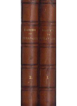 Pierre-Jean de Béranger - Chansons de Beranger I-II. Pierre-Jean de Béranger - Chansons de Beranger I-II., Paris 1859 antikvár könyv