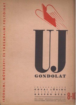 Kovai Lőrinc - Új Gondolat 1947. 8-10. szám, Budapest 1947 antikvár könyv