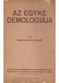 Simontsits Elemér - Az egyke demologiája