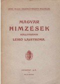 Csermelyi Sándor - Magyar himzések kiállitásának leiró lajstroma