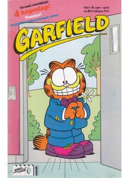 Jim Davis - Garfield 1993/4. 40. szám, Budapest 1993 antikvár könyv