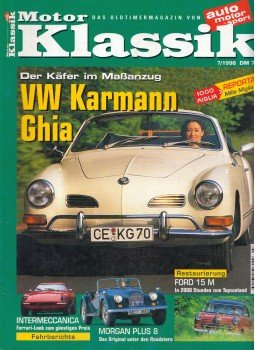 Bernd Ostmann - Motor Klassik 1998/7 Bernd Ostmann - Motor Klassik 1998/7, Stuttgart 1998 antikvár könyv