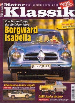 Bernd Ostmann - Motor Klassik 1998/3 Bernd Ostmann - Motor Klassik 1998/3, Stuttgart 1998 antikvár könyv
