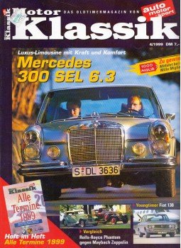 Bernd Ostmann - Motor Klassik 1999/4 Bernd Ostmann - Motor Klassik 1999/4, Stuttgart 1999 antikvár könyv