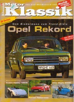 Bernd Ostmann - Motor Klassik 2000/7 Bernd Ostmann - Motor Klassik 2000/7, Stuttgart 2000 antikvár könyv