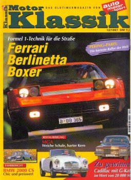 Bernd Ostmann - Motor Klassik 1997/12 Bernd Ostmann - Motor Klassik 1997/12, Stuttgart 1997 antikvár könyv