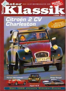 Bernd Ostmann - Motor Klassik 2000/11, Stuttgart 2000 antikvár könyv