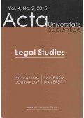 Nótári Tamás - Acta Universitatis Sapientiae Vol. 4, No. 2, 2015