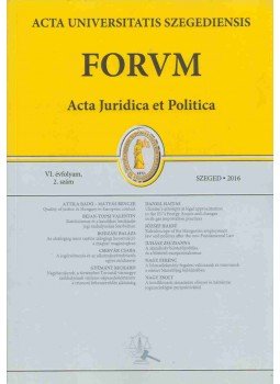 Homoki-Nagy Mária - Acta Universitatis Szegediensis VI. évfolyam 2. szám Homoki-Nagy Mária - Acta Universitatis Szegediensis VI. évfolyam 2. szám, Szeged 2016 antikvár könyv