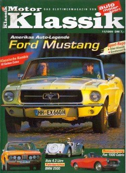 Bernd Ostmann - Motor Klassik 1999/11 Bernd Ostmann - Motor Klassik 1999/11, Stuttgart 1999 antikvár könyv