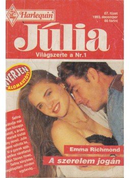Emma Richmond - A szerelem jogán Emma Richmond - A szerelem jogán, Budapest 1993 antikvár könyv