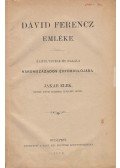 Jakab Elek - Dávid Ferencz emléke