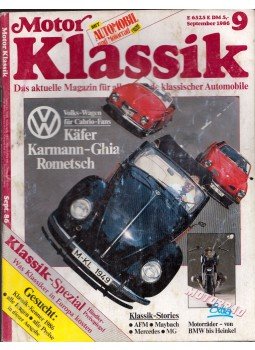 Ferdinand Simoneit - Motor Klassik 1986/9 Ferdinand Simoneit - Motor Klassik 1986/9, Stuttgart 1986 antikvár könyv