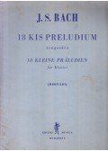J. S. Bach,Hernádi Lajos - 18 kis preludium