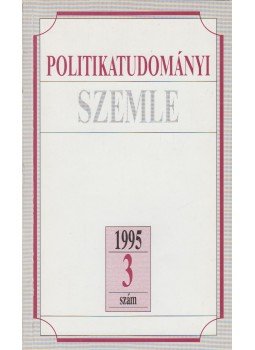 Fricz Tamás, Szabó Márta, Bozóki András - Politikatudományi szemle 1995/3, Budapest 1995 antikvár könyv