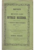 Bende József - Nagy-böjti és husvét-napi egyházi beszédek