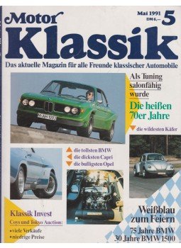 Dirk-Michael Conradt - Motor Klassik 1991/5 Dirk-Michael Conradt - Motor Klassik 1991/5, Stuttgart 1991 antikvár könyv