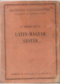 Dr. Szigeti Gyula - Latin-magyar szótár
