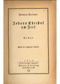Romain Rolland - Johann Christof am Ziel