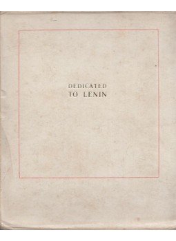  - Dedicated to Lenin: 100 Masterpieces of Soviet Artists, Leningrád 1969 antikvár könyv