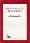 Balázs István - Közigazgatási szakvizsga - Államigazgatás