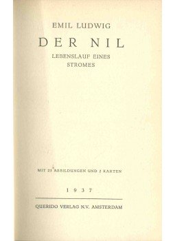 Emil Ludwig - Der Nil Emil Ludwig - Der Nil, Amsterdam 1937 antikvár könyv