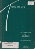 Ruth Gairns,Stuart Redman - True to Life Pre-Intermediate Teacher's Book