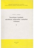 Füstös László - Szociológiai kutatások sokváltozós matematikai statisztikai módszerei I.