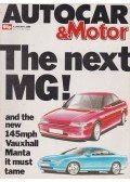 Bob Murray - Autocar & Motor 1989 January 4