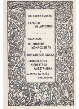 Dr. Zakar András - Fordulópontok történelmünkből Dr. Zakar András - Fordulópontok történelmünkből, 1987 antikvár könyv